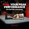 image:imageMUSASHI High Protein Bar 45g Protein 2g Total Sugars Peanut Butter amp Milk Chocolate Coated Post Workout and Protein Snack On The Go 12 Pack of 32oz 90g BarsPeanut Butter