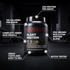 image:imageMusashi Plant Protein Powder Chocolate 900g 198 lb Pea Brown Rice and Chia Protein Blend with BCAAs amp LGlutamine 23g Protein 130 Calories per ServingChocolate
