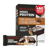 image:imageMUSASHI High Protein Bar 45g Protein 2g Total Sugars Peanut Butter amp Milk Chocolate Coated Post Workout and Protein Snack On The Go 12 Pack of 32oz 90g BarsDark Chocolate Salted Caramel