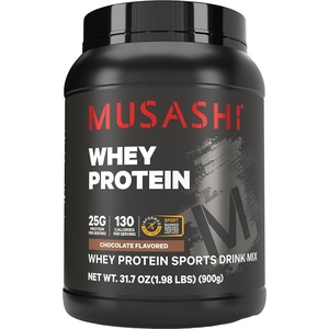 image:imageMusashi Whey Protein Powder Vanilla 900g 198 lb WPC amp WPI Blend 25g Protein 130 Calories per ServingChocolate